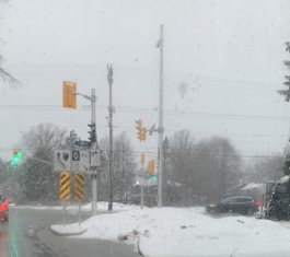 A street intersection in Ottawa, Canada's capital