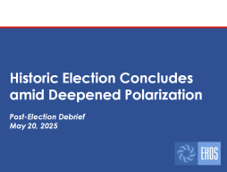 EKOS Politics: Historic Election Concludes amid Deepened Polarization report title image 
