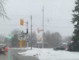 A street intersection in Ottawa, Canada's capital